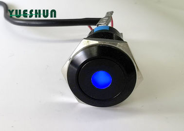 Type principal élevé lumineux miniature imperméable de l'anneau LED de commutateur de bouton poussoir